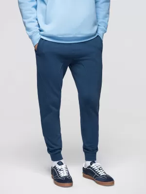 Pantaloni de trening pentru bărbați OMBRE OM-PABS-0305 ALBASTRU MARIN