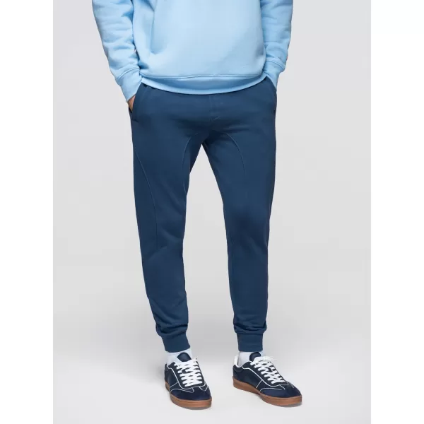  Pantaloni de trening pentru bărbați OMBRE OM-PABS-0305 ALBASTRU MARIN 
