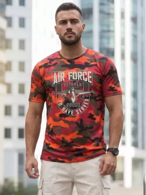 Tricou pentru bărbați DSTREET NX2001R-OR-M PORTOCALE