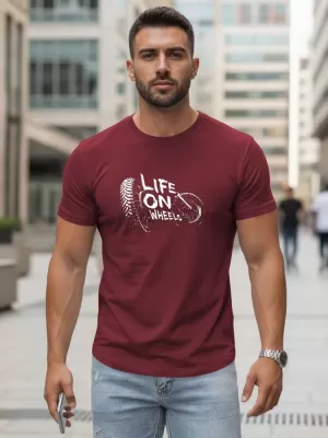 Tricou pentru bărbați DSTREET NX5016R-VI VIN