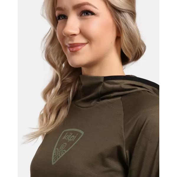  Tricou funcțional de damă KILPI AILEEN-W 1L0309KI KAKI 