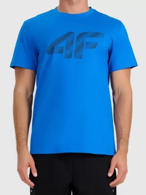 Tricou pentru bărbați 4F WMM00TTSHM3342 ALBASTRU