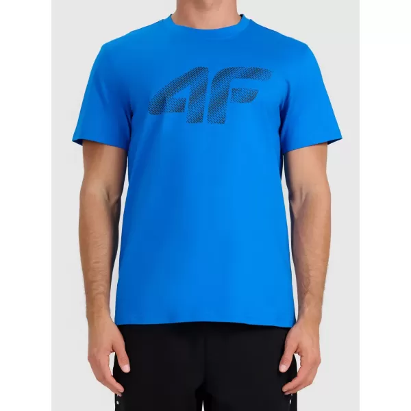  Tricou pentru bărbați 4F WMM00TTSHM3342 ALBASTRU 