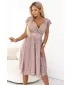 Rochie NUMOCO MATILDE 425-16 BEJ CU BULINE