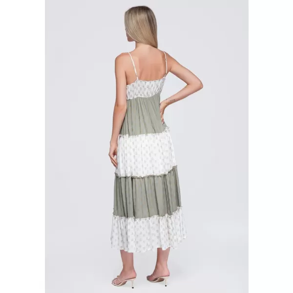  Rochie OMBRE OW-DLR-E0007 VERDE 