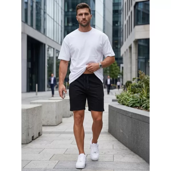  Pantaloni scurți pentru bărbați DSTREET SX2640 NEGRU 