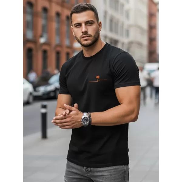  Tricou pentru bărbați DSTREET NX0156R-BK NEGRU 