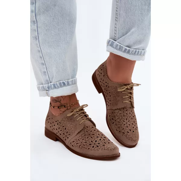  Botine de dama ZAZOO 4156/HOGL BEJ 