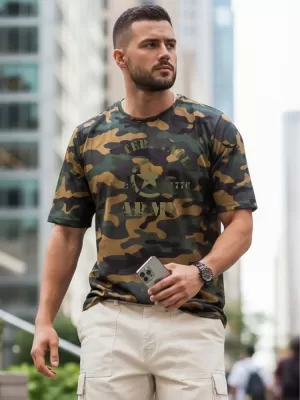 Tricou pentru bărbați DSTREET NX2002R-FG-M VERDE
