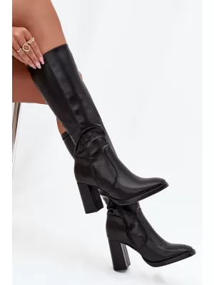 Cizme de dama BOTO QT127P NEGRU