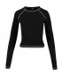 Tricou de damă URBAN CLASSICS TB7730 NEGRU