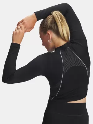 Tricou pentru femei UNDER ARMOUR VANISH SEAMLESS LS 6000645-004 NEGRU
