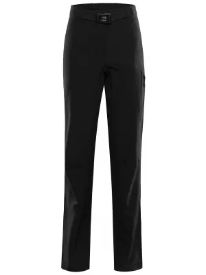 Pantaloni softshell dama ALPINE PRO CORBA NEGRU