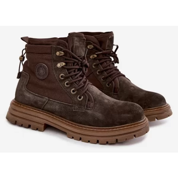  Pantofi pentru bărbați BIG STAR SHOES UU174254 UMBRE MARO/BEJ 