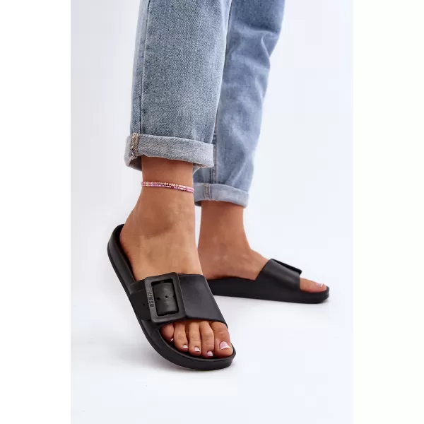  Papuci de damă BIG STAR SHOES FF274A389 NEGRU 
