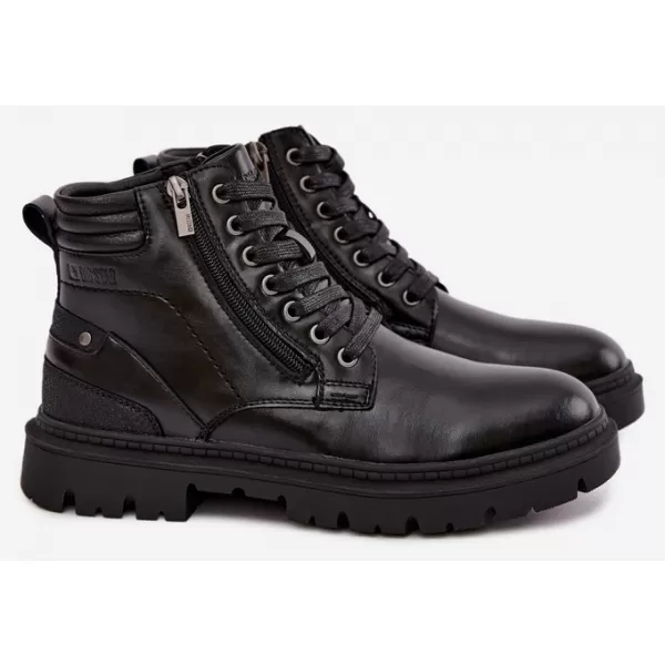  Botine pentru bărbați BIG STAR SHOES UU174242 NEGRU 