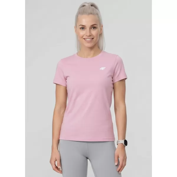  Tricou pentru femei 4F WMM00TTSHF3306 ROZ DESCHIS 