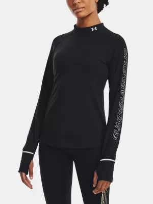 Tricou pentru femei UNDER ARMOUR UA OUTRUN THE COLD LS 1373208-001 NEGRU
