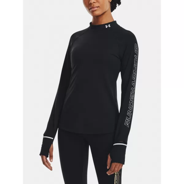  Tricou pentru femei UNDER ARMOUR UA OUTRUN THE COLD LS 1373208-001 NEGRU 