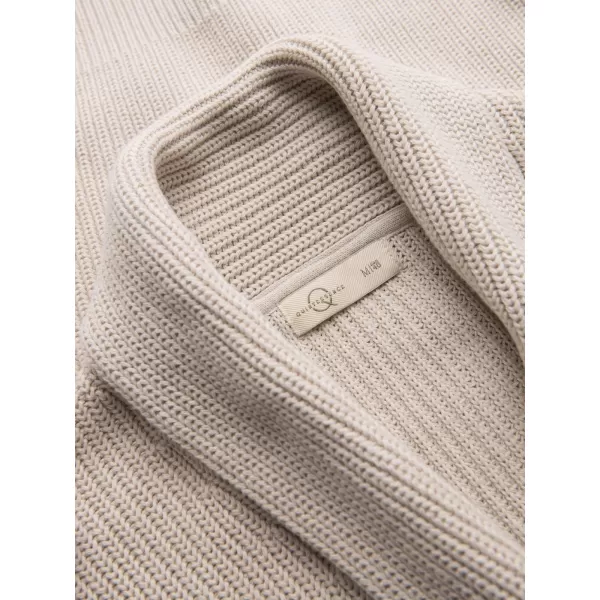  Cardigan pentru bărbați OMBRE OM-SWCD-0200 BEJ 
