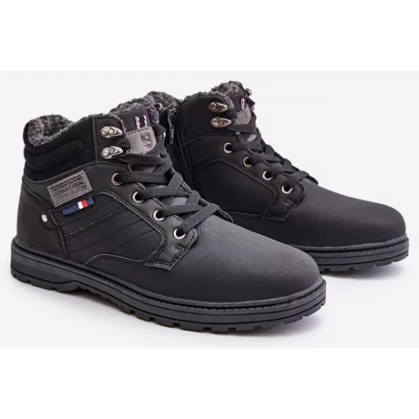  Pantofi pentru bărbați BOTO 23MN03-6610 NEGRU 