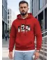 Hanorac pentru bărbați DSTREET NX5146BX-18-09 ROŞU