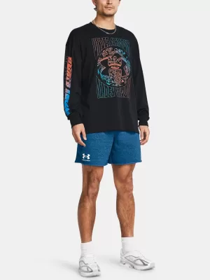 Pantaloni scurți pentru bărbați UNDER ARMOUR RIVAL TERRY 6IN SHORT 1382427-406 ALBASTRU