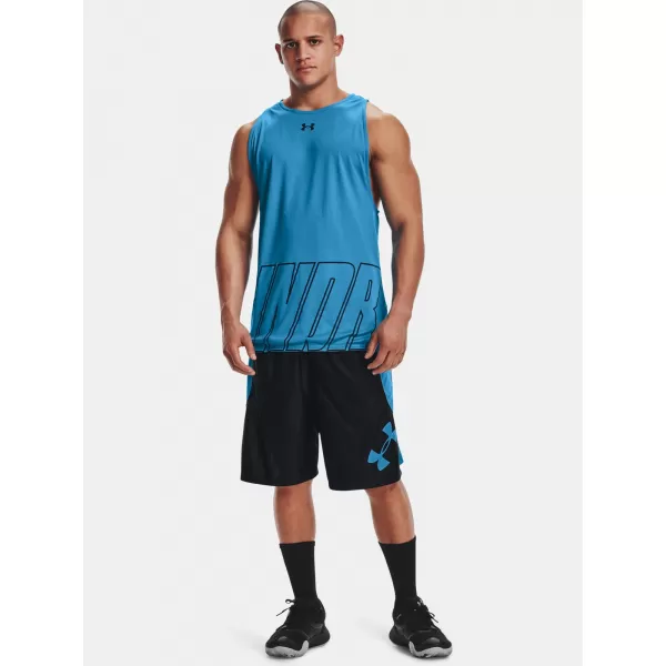  Maiou bărbătesc UNDER ARMOUR UA BASELINE REVERSIBLE TANK 1361899-422 ALBASTRU 