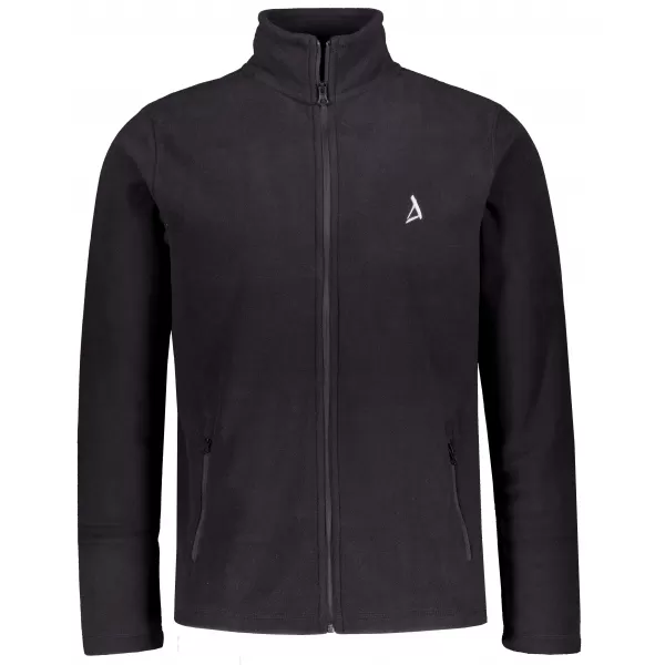  Hanorac pentru bărbați din fleece ALTISPORT ALM002852 NEGRU ȘI ARGINTIU 