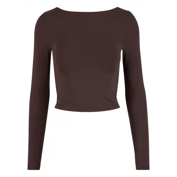  Tricou de damă URBAN CLASSICS TB7721 CALD/MARO 
