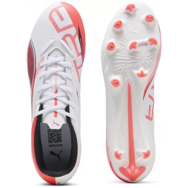  Cizme de fotbal PUMA ULTRA 5 PLAY FG/AG 108169-01 ALB/NEGRU/ROȘU STRĂLUCITOR 