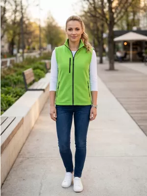 Vesta de dama fleece MALFINI EXIT W-525 VERDE MĂR