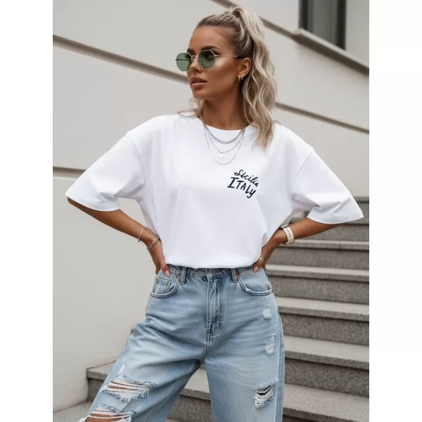  Tricou pentru femei DSTREET NX9502RY-WH-O ALB 