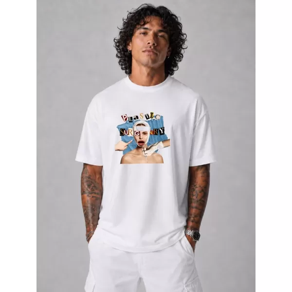  Tricou pentru bărbați DSTREET NX1038R-WH-O ALB 