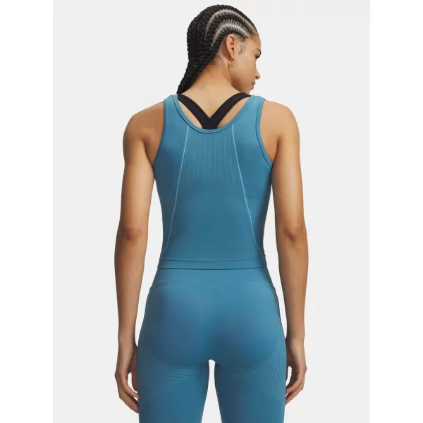  Maieu de damă UNDER ARMOUR VANISH SEAMLESS TANK 6000640-466 ALBASTRU 