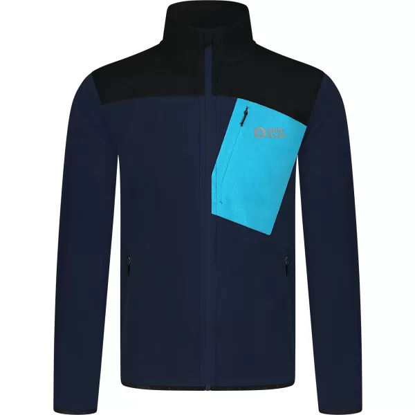  Hanorac ușor pentru bărbați din fleece NORDBLANC CRACKLE NBSFM8373 ALBASTRU ÎNCHIS 