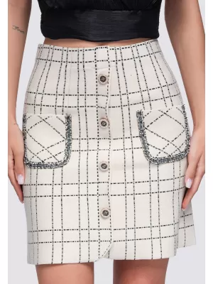 Fusta de dama OMBRE OW-GL-E0021 BEJ