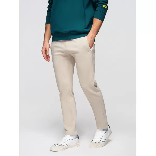 Pantaloni de trening pentru bărbați OMBRE OM-PABS-0304 BEJ DESCHIS 