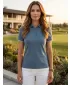 Tricou de damă cu guler MALFINI FOCUS 233 DENIM