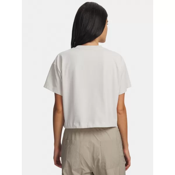  Tricou pentru femei UNDER ARMOUR BUNGEE HEM TEE 6010950-110 ALB 