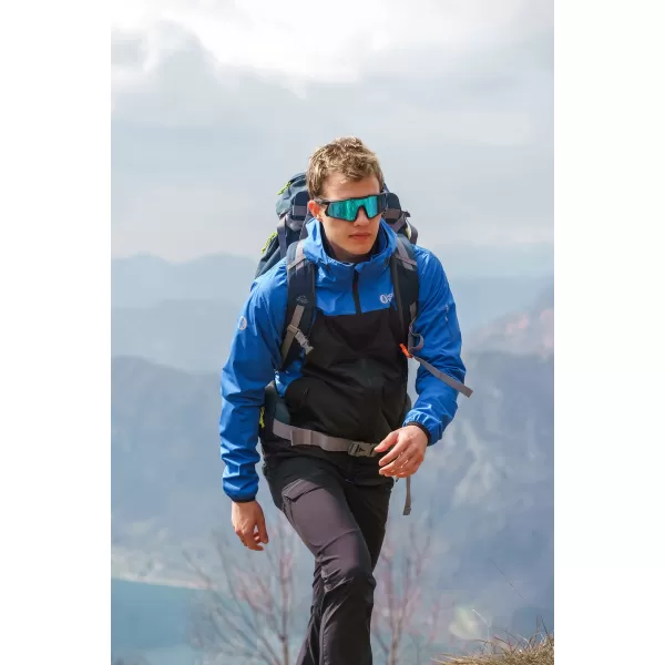  Jachetă softshell impermeabilă pentru bărbați NORDBLANC EXPEDITIOUS NBSSM8323 ALBASTRU 