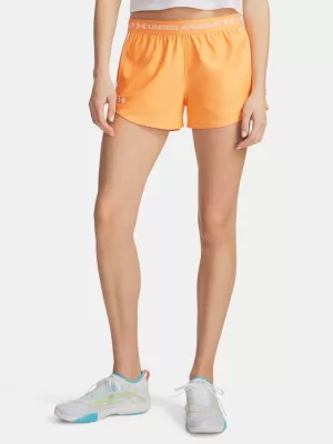 Pantaloni scurți de damă UNDER ARMOUR TECH PLAY UP SHORTS 1389882-870 PORTOCALE