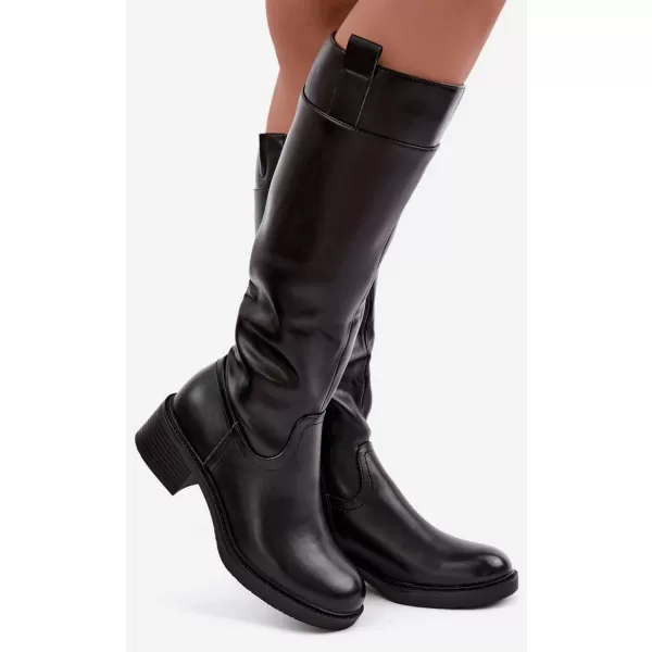 Cizme de dama SERGIO LEONE KZ-22 NEGRU 
