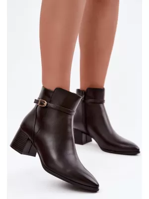 Botine de dama SERGIO LEONE BT-33 CAFEA
