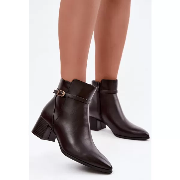  Botine de dama SERGIO LEONE BT-33 CAFEA 