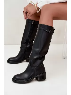 Cizme de dama BOTO C-381 NEGRU
