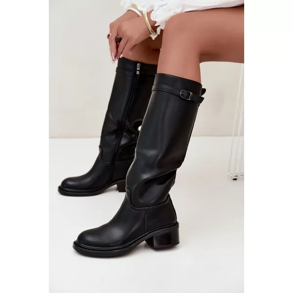  Cizme de dama BOTO C-381 NEGRU 