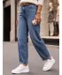 Pantaloni de dama DSTREET UY3128 ALBASTRU