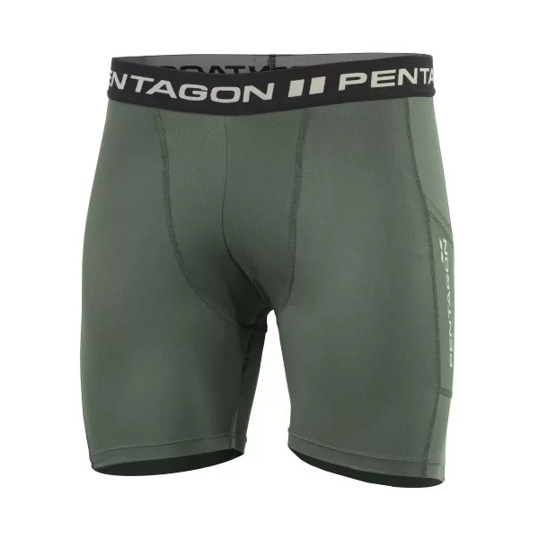  Boxeri pentru bărbați PENTAGON APOLLO SHORTS K10001 VERDE CAMO 