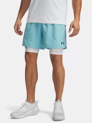 Pantaloni scurți pentru bărbați UNDER ARMOUR VANISH WVEN SHORT 2.0 6IN 6009865-425 ALBASTRU